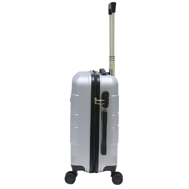 GENOVA - Classic Cabin Trolley Bag - Silver - Trolleys & Luggage - Eco-Friendly Corporate Gifts Dubai