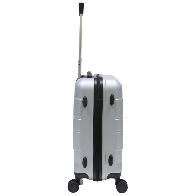 GENOVA - Classic Cabin Trolley Bag - Silver - Trolleys & Luggage - Eco-Friendly Corporate Gifts Dubai