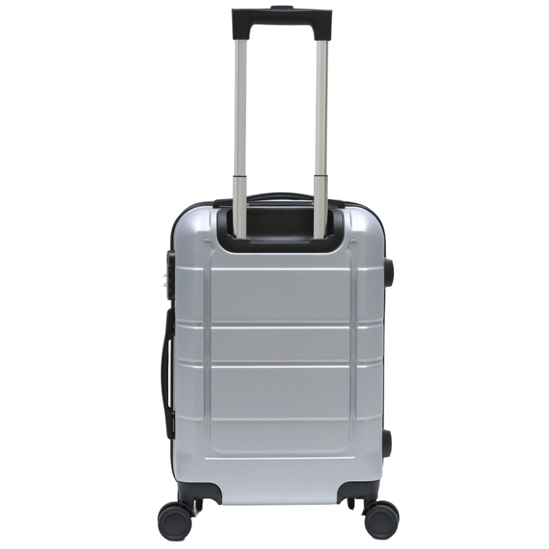 GENOVA - Classic Cabin Trolley Bag - Silver - Trolleys & Luggage - Eco-Friendly Corporate Gifts Dubai