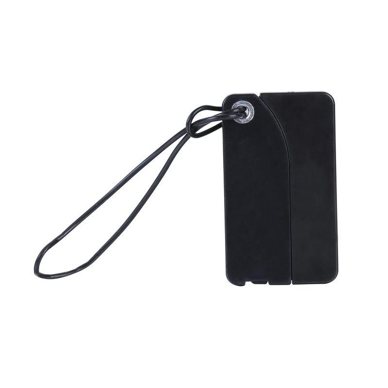 GORIS - Giftology Luggage Tag - Black - Travel Accessories - Eco-Friendly Corporate Gifts Dubai