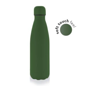 GRODNO - Soft Touch Insulated Water Bottle - Green - Flasks & Bottles & Mugs & Cups - Eco-Friendly Corporate Gifts Dubai