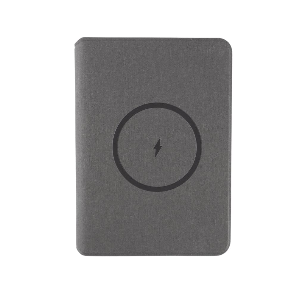 GUBIN - Santhome 10000mAh Wireless Powerbank Organizer - Grey - Notebooks, Pads & Folders - Eco-Friendly Corporate Gifts Dubai