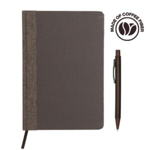 HELSINKI - Set of Coffee Notebook and Coffee Pen - Notebooks, Pads & Folders & Gift Sets - Eco-Friendly Corporate Gifts Dubai
