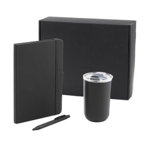 HEVIZ - Giftology Set of Tumbler, A5 Notebook and Pen - Black - Gift Sets & For your Office - Eco-Friendly Corporate Gifts Dubai