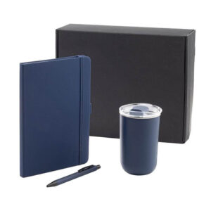 HEVIZ - Giftology Set of Tumbler, A5 Notebook and Pen - Navy Blue - Gift Sets & For your Office - Eco-Friendly Corporate Gifts Dubai
