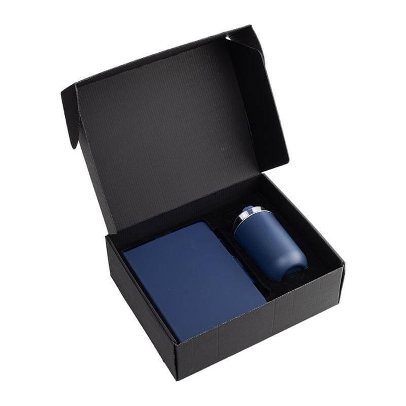 HEVIZ - Giftology Set of Tumbler, A5 Notebook and Pen - Navy Blue - Gift Sets & For your Office - Eco-Friendly Corporate Gifts Dubai
