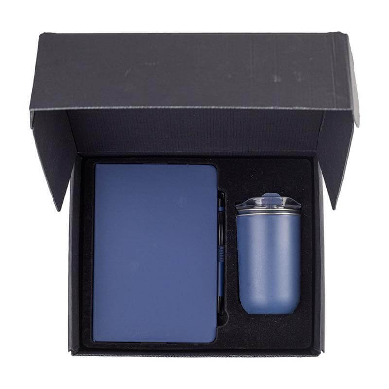 HEVIZ - Giftology Set of Tumbler, A5 Notebook and Pen - Navy Blue - Gift Sets & For your Office - Eco-Friendly Corporate Gifts Dubai