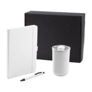 HEVIZ - Giftology Set of Tumbler, A5 Notebook and Pen - White - Gift Sets & For your Office - Eco-Friendly Corporate Gifts Dubai