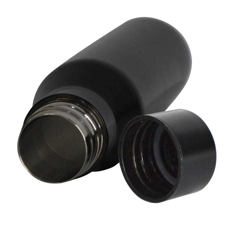 HUNFELD - CHANGE Collection SS Double Wall Water Bottle - Black - Flasks & Bottles - Eco-Friendly Corporate Gifts Dubai