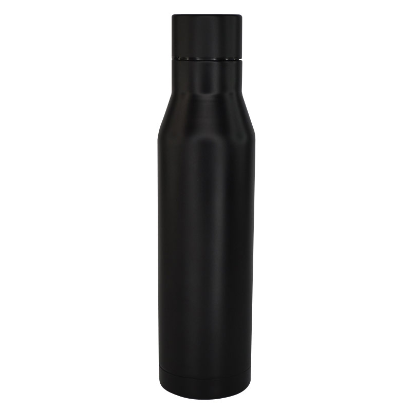 HUNFELD - CHANGE Collection SS Double Wall Water Bottle - Black - Flasks & Bottles - Eco-Friendly Corporate Gifts Dubai