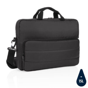 Impact AWARE™ RPET 15.6" Laptop Bag - Black - Laptop Bags - Eco-Friendly Corporate Gifts Dubai