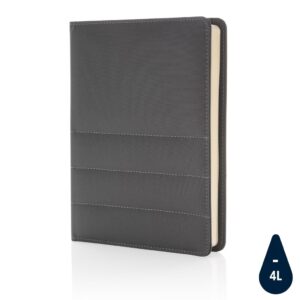 Impact AWARE™ RPET A5 notebook - Anthracite - Notebooks, Pads & Folders - Eco-Friendly Corporate Gifts Dubai