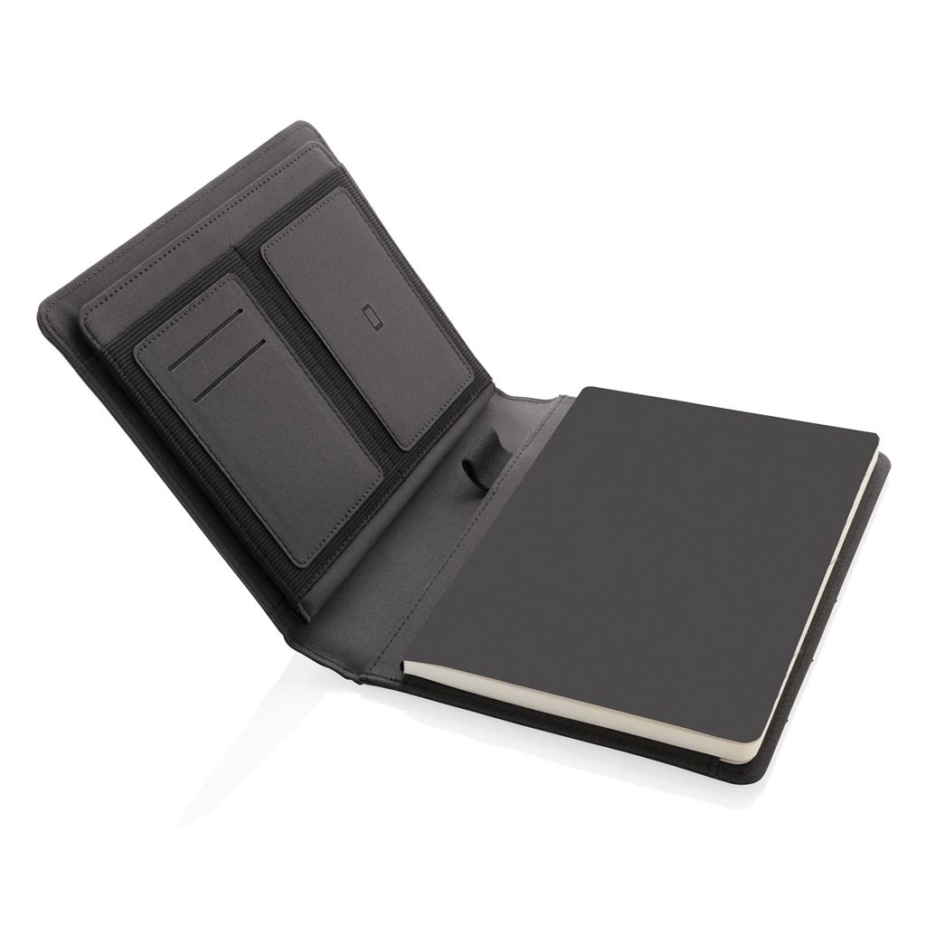Impact AWARE™ RPET A5 notebook - Black - Notebooks, Pads & Folders - Eco-Friendly Corporate Gifts Dubai