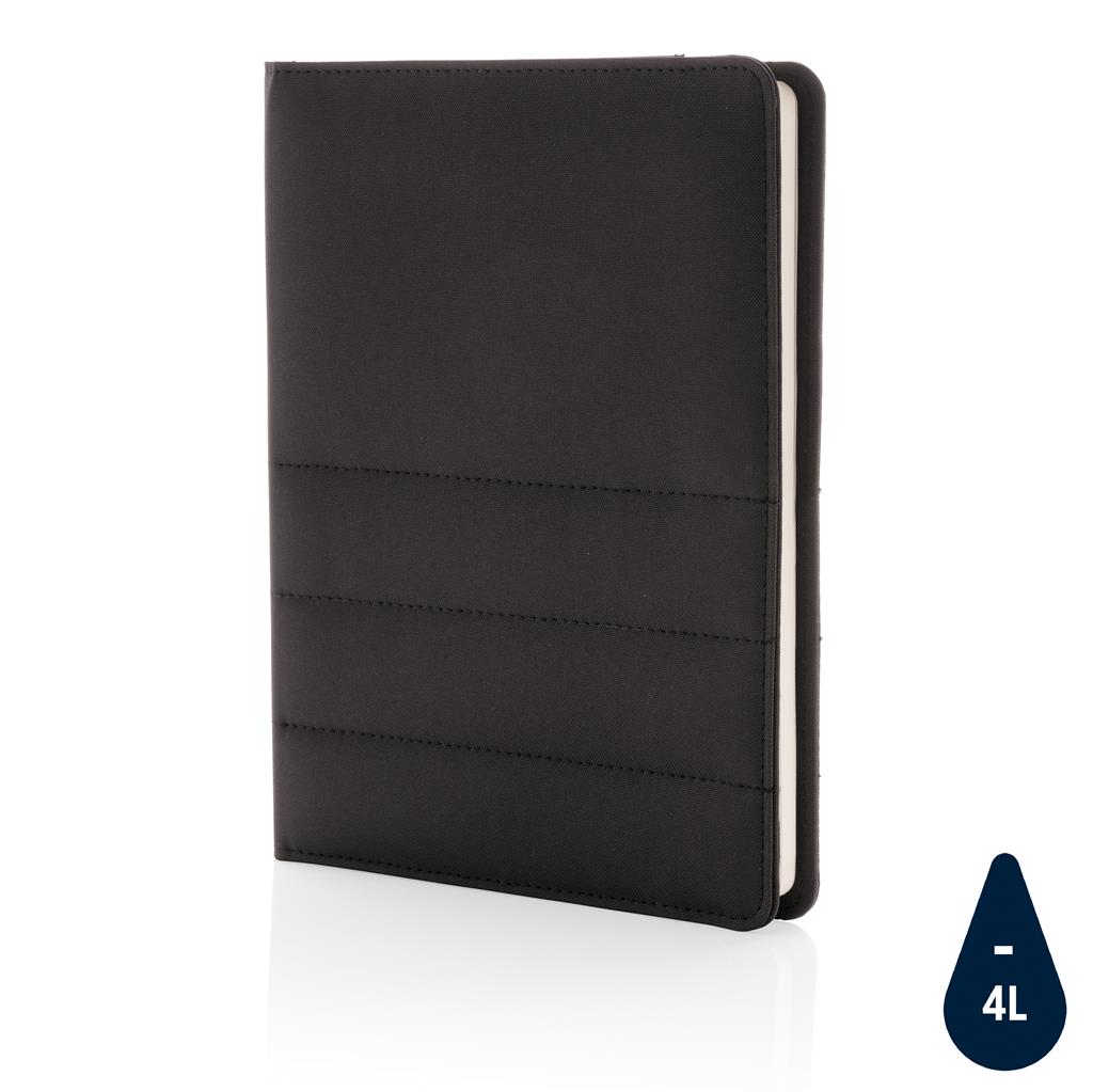 Impact AWARE™ RPET A5 notebook - Black - Notebooks, Pads & Folders - Eco-Friendly Corporate Gifts Dubai