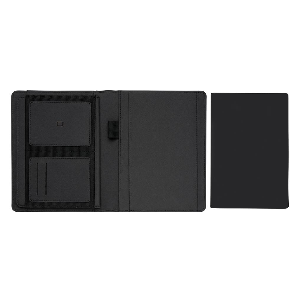 Impact AWARE™ RPET A5 notebook - Black - Notebooks, Pads & Folders - Eco-Friendly Corporate Gifts Dubai