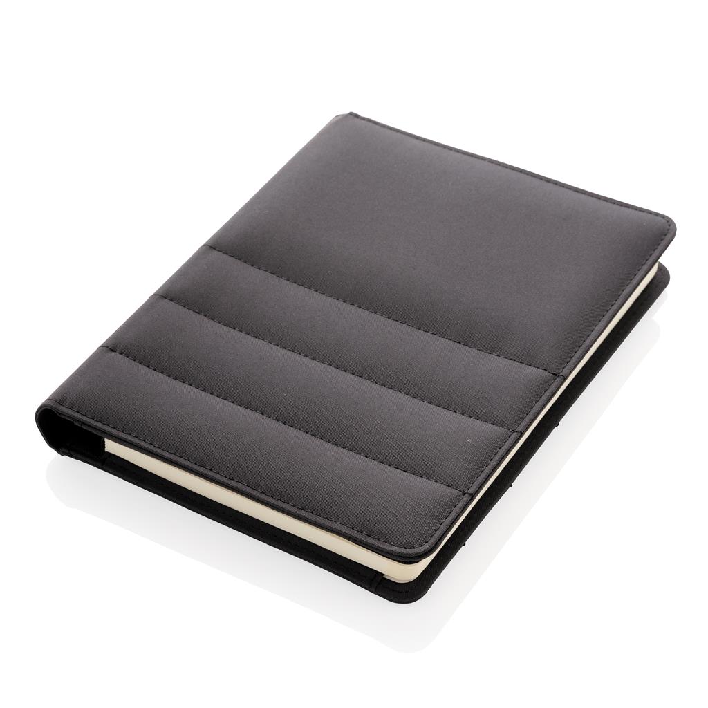 Impact AWARE™ RPET A5 notebook - Black - Notebooks, Pads & Folders - Eco-Friendly Corporate Gifts Dubai