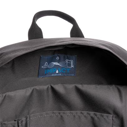 Impact AWARE™ RPET Basic 15.6" Laptop Backpack - Black - Backpacks - Eco-Friendly Corporate Gifts Dubai
