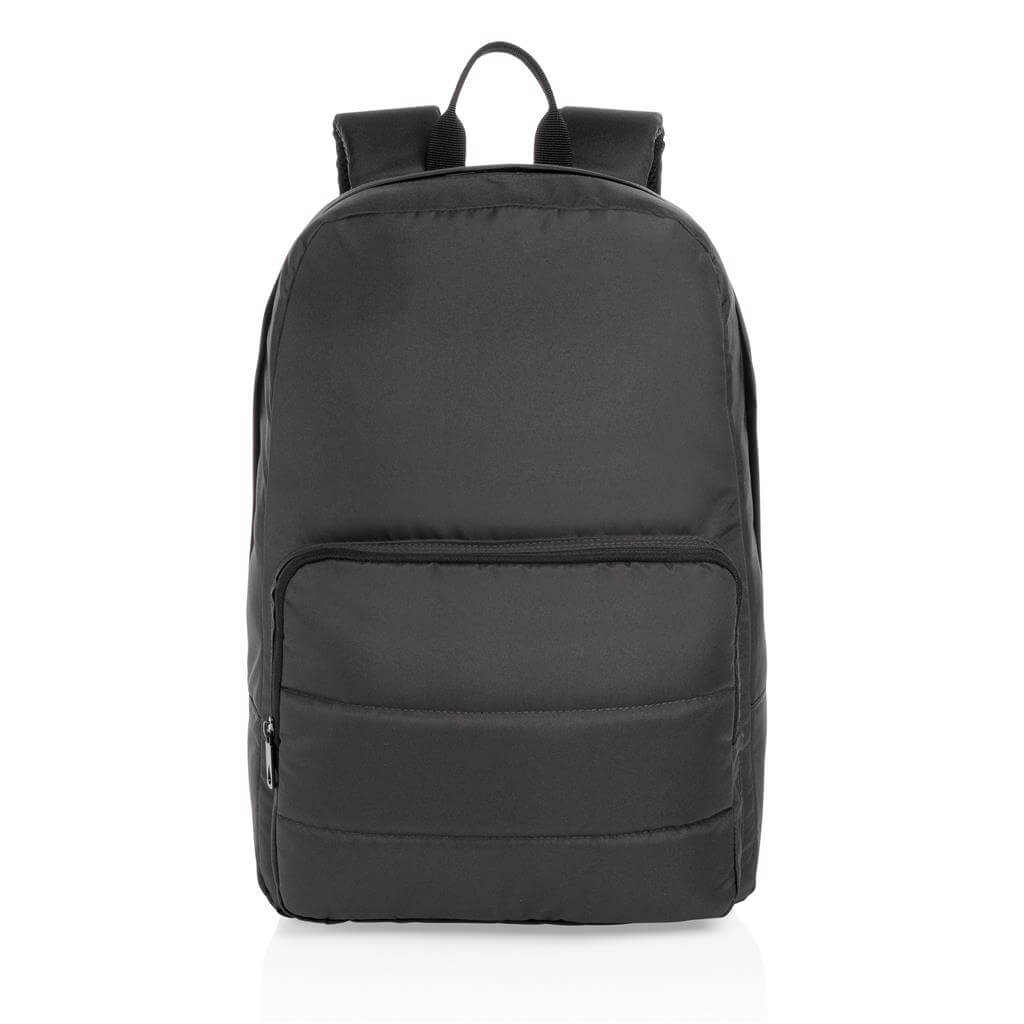 Impact AWARE™ RPET Basic 15.6" Laptop Backpack - Black - Backpacks - Eco-Friendly Corporate Gifts Dubai