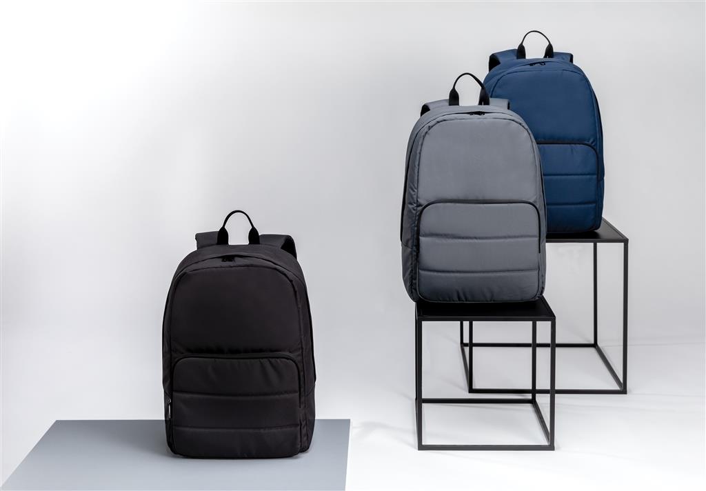 Impact AWARE™ RPET Basic 15.6" Laptop Backpack - Black - Backpacks - Eco-Friendly Corporate Gifts Dubai