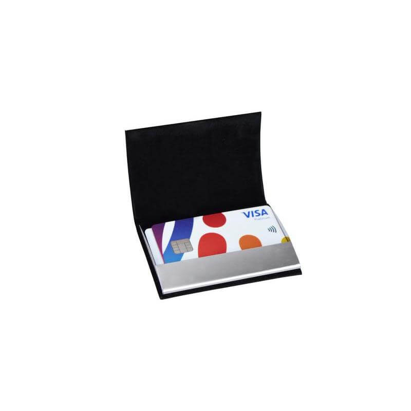 IRTA - Executive Set of Passport Cover, Name Card Holder and Metal Pen - Black - Travel Accessories & Gift Sets - Eco-Friendly Corporate Gifts Dubai