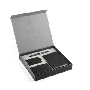JetSet Giftology Travel Kit - Black - Travel Accessories & Gift Sets - Eco-Friendly Corporate Gifts Dubai