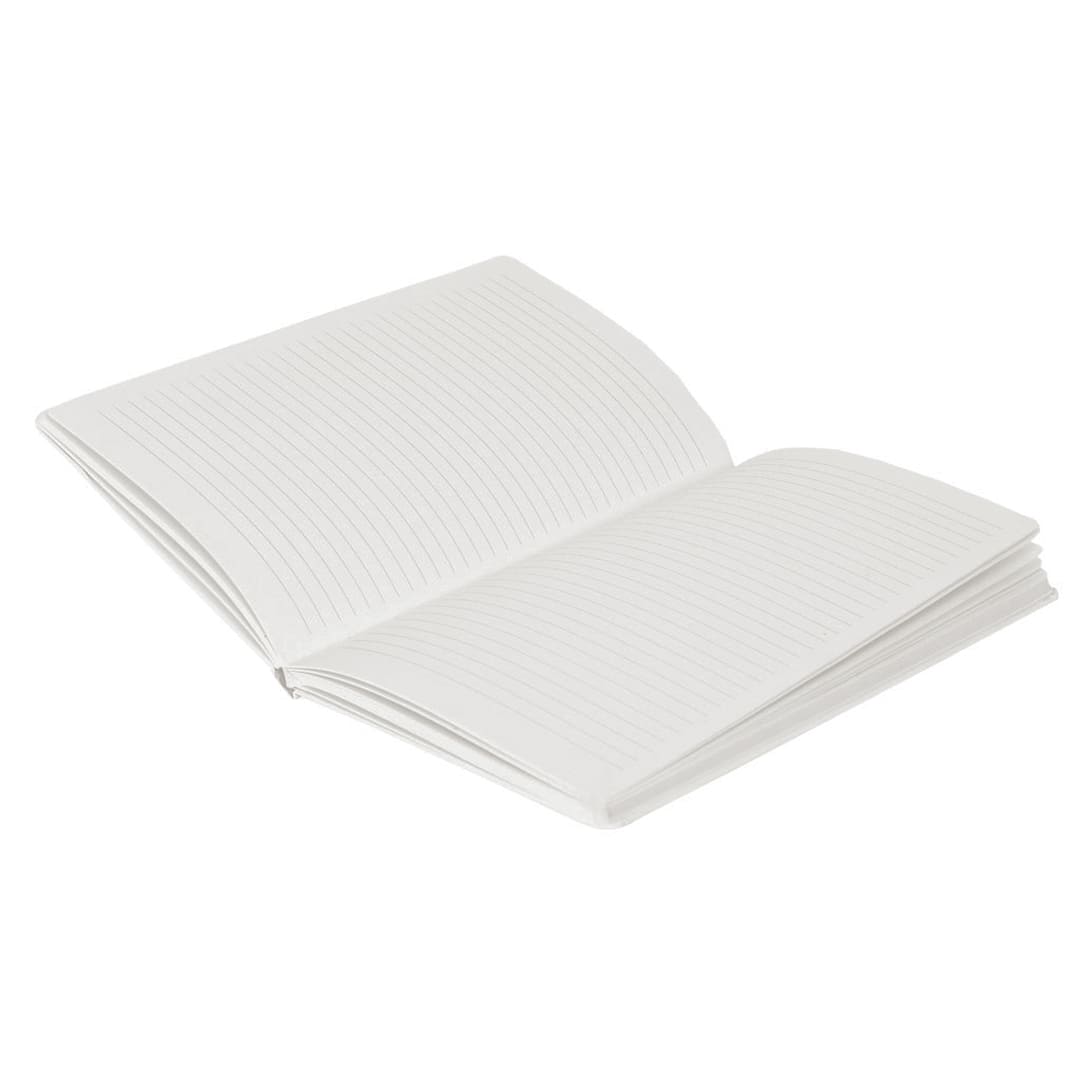 JURSI - Giftology A5 PU Notebook with Pen Loop - White - Notebooks, Pads & Folders - Eco-Friendly Corporate Gifts Dubai