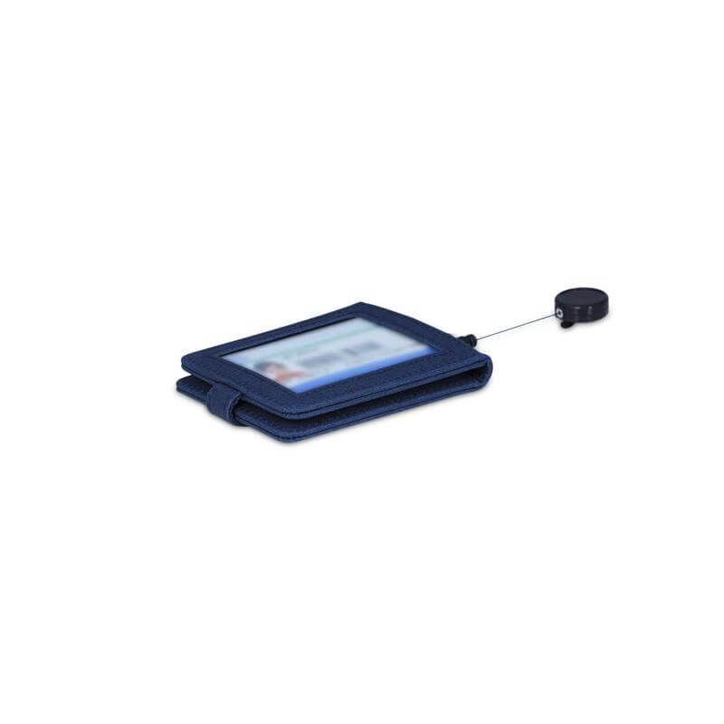KOLN - Santhome ID Cardholder with Reel Badge - Navy Blue - Stationery & Desk Items - Eco-Friendly Corporate Gifts Dubai