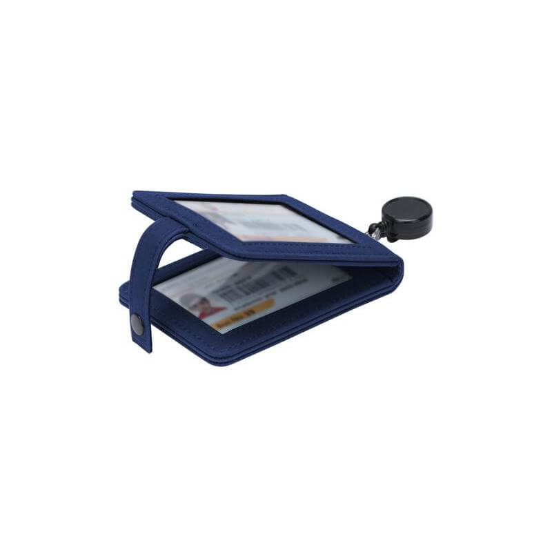 KOLN - Santhome ID Cardholder with Reel Badge - Navy Blue - Stationery & Desk Items - Eco-Friendly Corporate Gifts Dubai