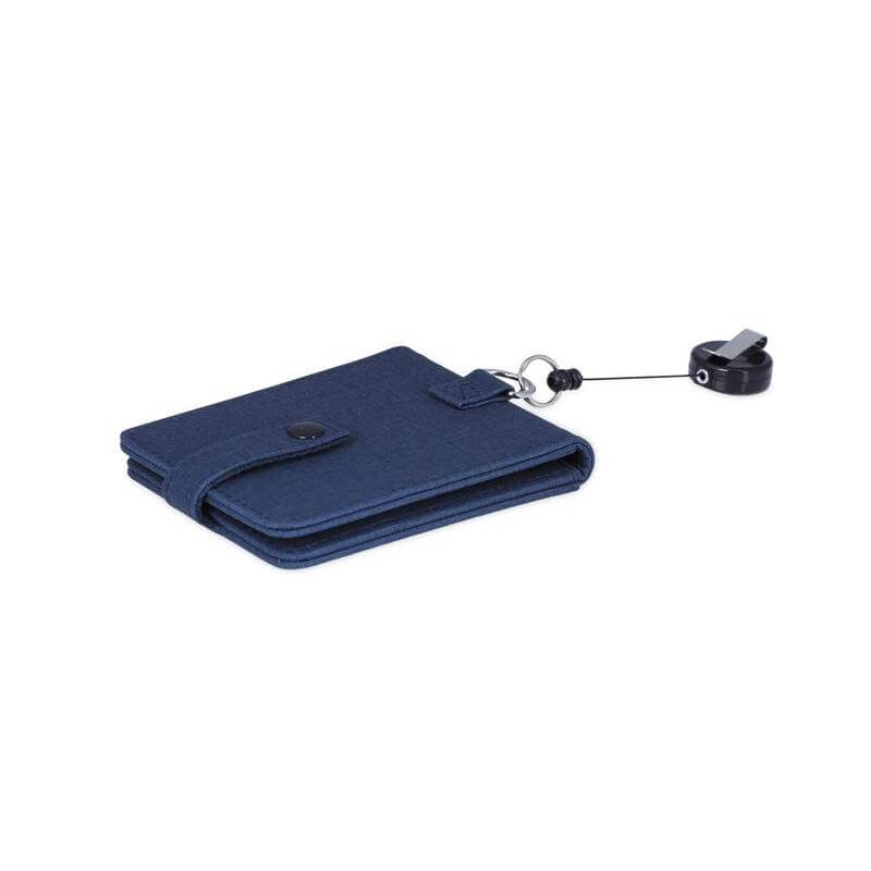 KOLN - Santhome ID Cardholder with Reel Badge - Navy Blue - Stationery & Desk Items - Eco-Friendly Corporate Gifts Dubai