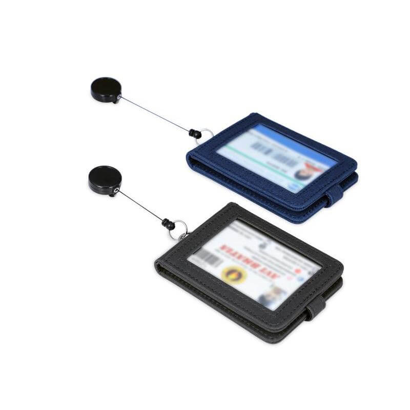 KOLN - Santhome ID Cardholder with Reel Badge - Navy Blue - Stationery & Desk Items - Eco-Friendly Corporate Gifts Dubai