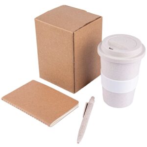 KORGAN - Eco Set of Mug, FSC Notebook and Pen - Mugs & Cups & Gift Sets & Notebooks, Pads & Folders & For your Office - Eco-Friendly Corporate Gifts Dubai