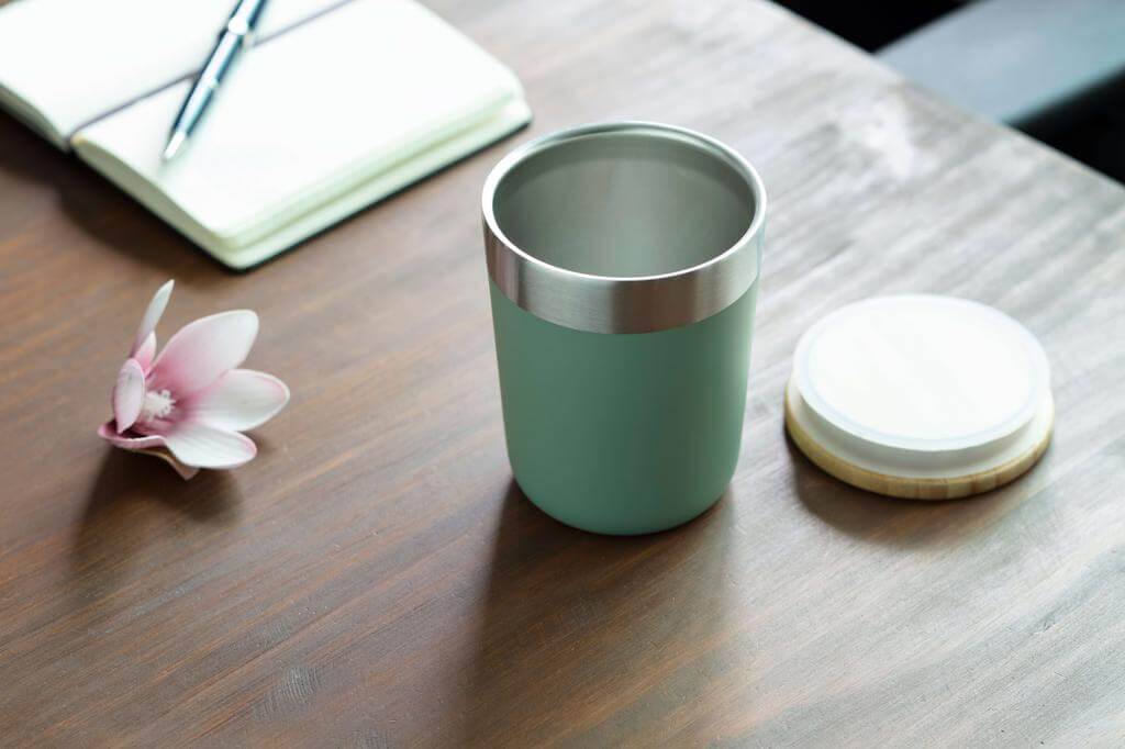 LAREN - CHANGE Collection Insulated Mug - Aqua Green - Mugs & Cups - Eco-Friendly Corporate Gifts Dubai