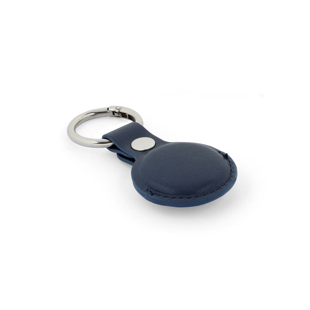 LEEVI - Santhome® PU Keychain with Santhome Tag pocket - Navy Blue - Mobile & Phone Accessories & Key Holders - Eco-Friendly Corporate Gifts Dubai