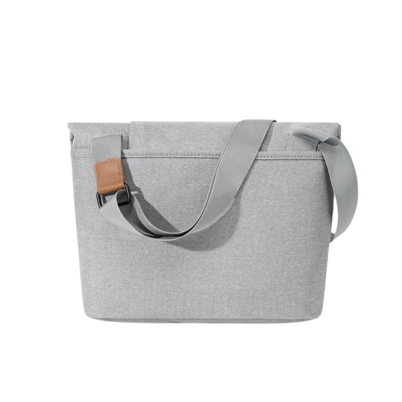 LORETTO - SANTHOME 2-in-1 Messenger & Tote Bag - Light Grey - Crossbody & Messenger Bags & Shopping & Tote Bags - Eco-Friendly Corporate Gifts Dubai