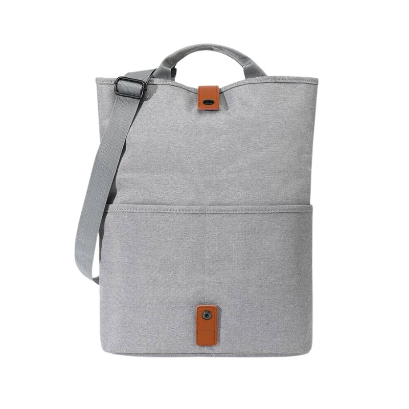 LORETTO - SANTHOME 2-in-1 Messenger & Tote Bag - Light Grey - Crossbody & Messenger Bags & Shopping & Tote Bags - Eco-Friendly Corporate Gifts Dubai