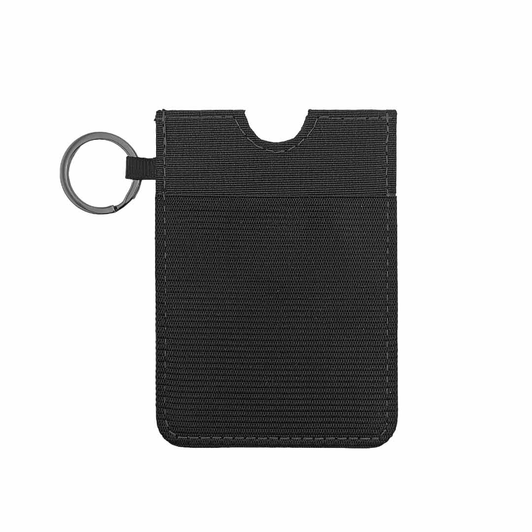 LUGANO - Vertical RFID Cardholder Wallet with Keyring - Carbon - Card Holders & Wallets - Eco-Friendly Corporate Gifts Dubai