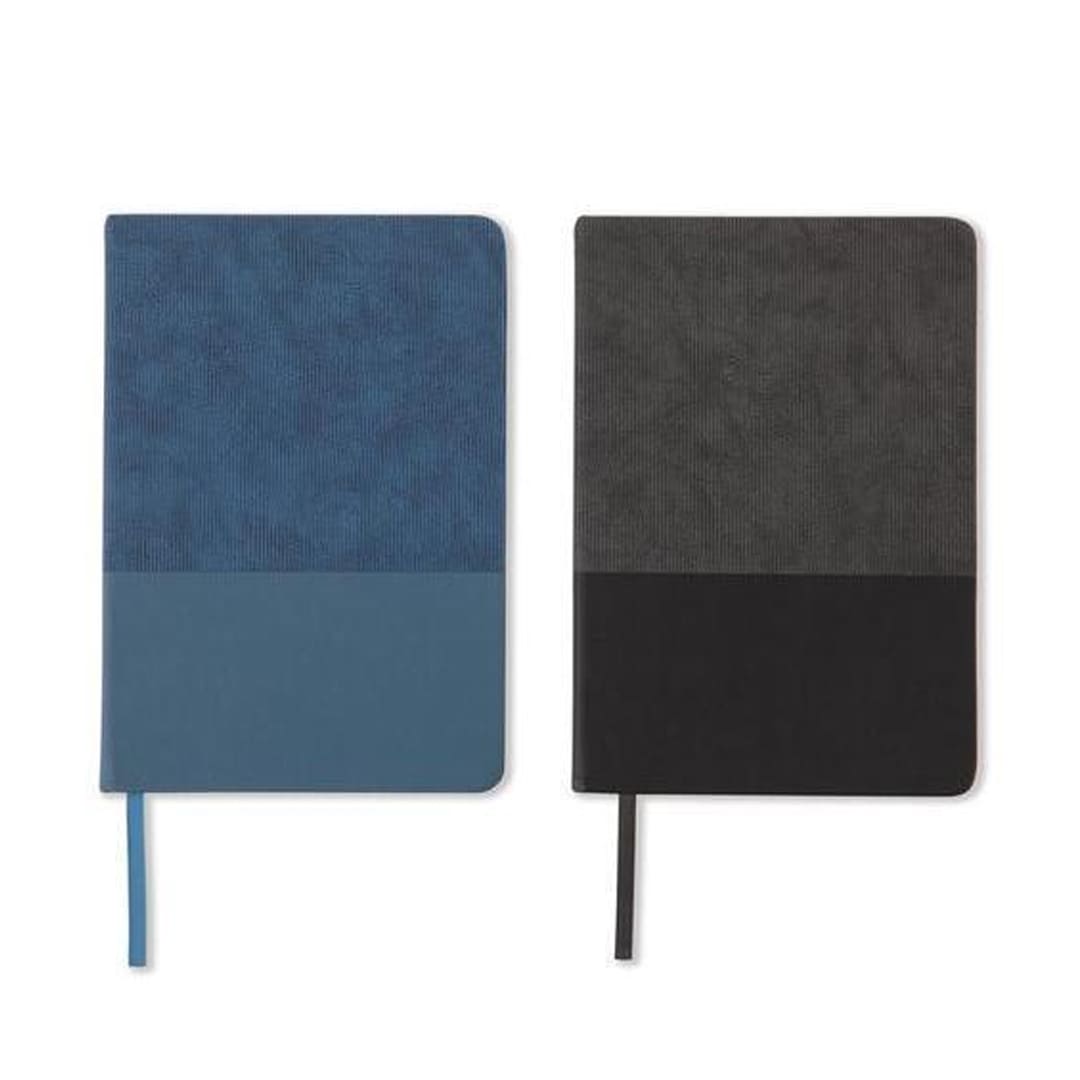 LYSS - Santhome® A5 Thermo PU Hard Cover Notebook - Blue - Notebooks, Pads & Folders - Eco-Friendly Corporate Gifts Dubai