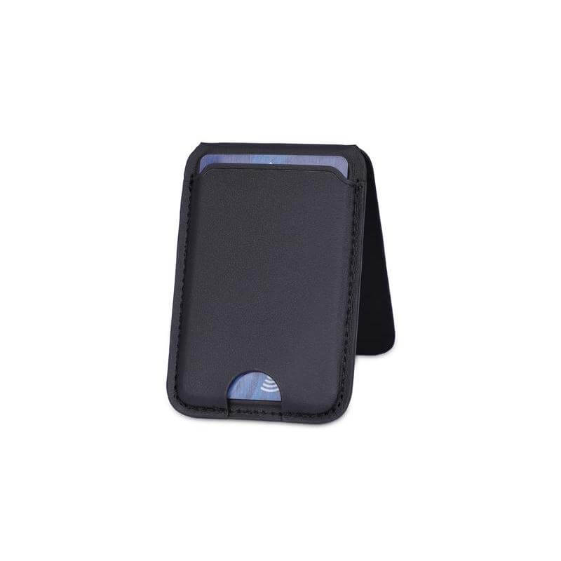 MAG3 - Giftology 3-in-1 Magnetic Wireless Charger Card Holder - Black - Mobile & Phone Accessories - Eco-Friendly Corporate Gifts Dubai