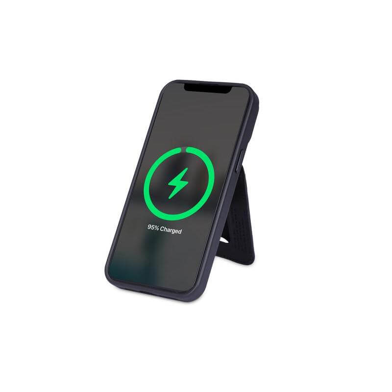 MAG3 - Giftology 3-in-1 Magnetic Wireless Charger Card Holder - Black - Mobile & Phone Accessories - Eco-Friendly Corporate Gifts Dubai