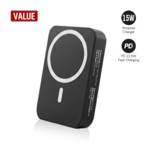 Maglite 10K - 10000 mAh Magnetic Wireless Power Bank - Black - Powerbanks - Eco-Friendly Corporate Gifts Dubai