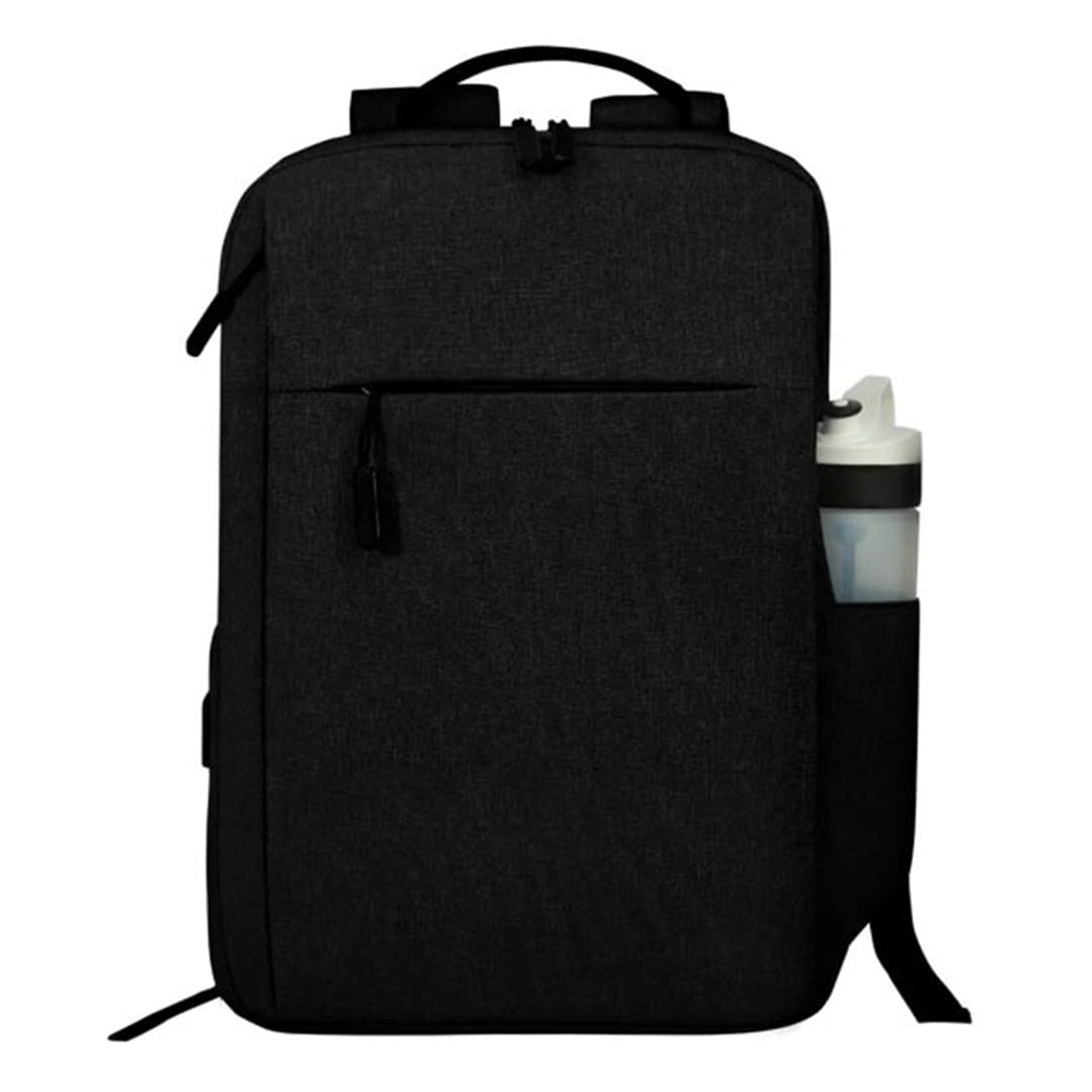 MALACCA XL - Giftology XL Laptop Backpack 21L - Black - Backpacks - Eco-Friendly Corporate Gifts Dubai