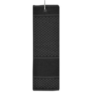 MARABA - Sports Hand Towel with Carabiner - Black - Golf & Sports - Eco-Friendly Corporate Gifts Dubai