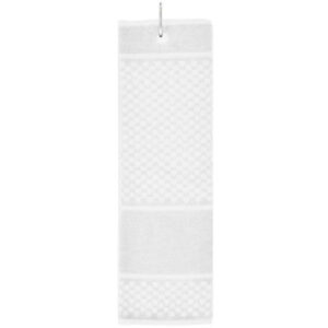 MARABA - Sports Hand Towel with Carabiner - White - Golf & Sports - Eco-Friendly Corporate Gifts Dubai
