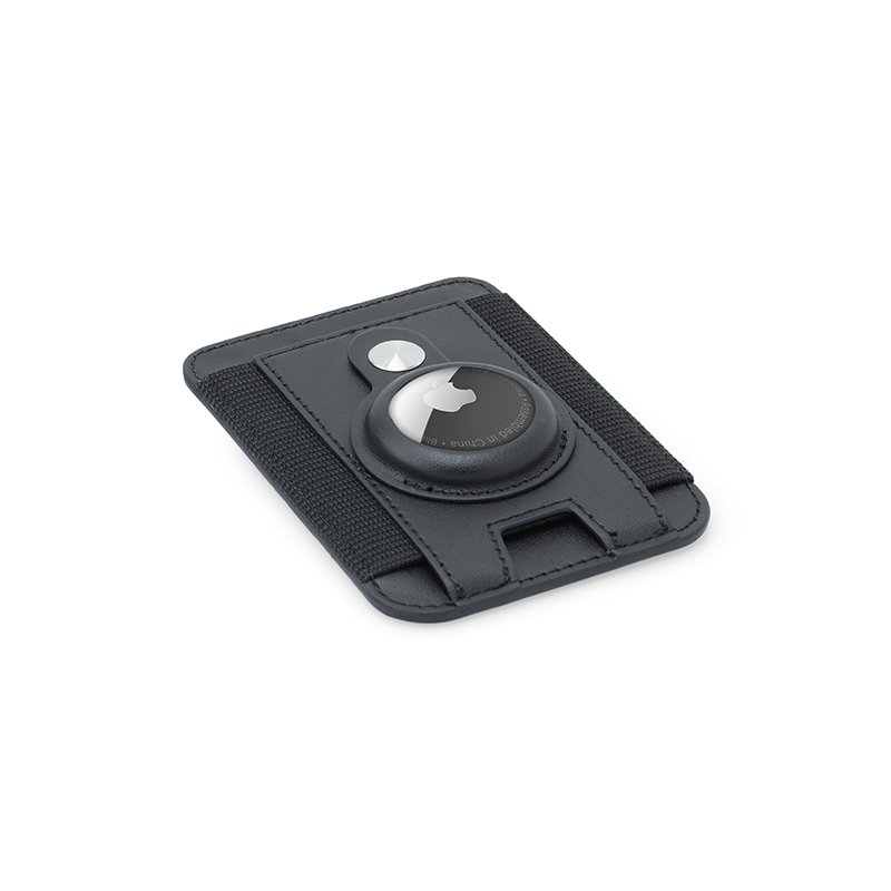 MARZ - Santhome® Magnetic Phone Cardholder with Santhome Tag Pocket - Black - Mobile & Phone Accessories & Card Holders & Wallets - Eco-Friendly Corporate Gifts Dubai