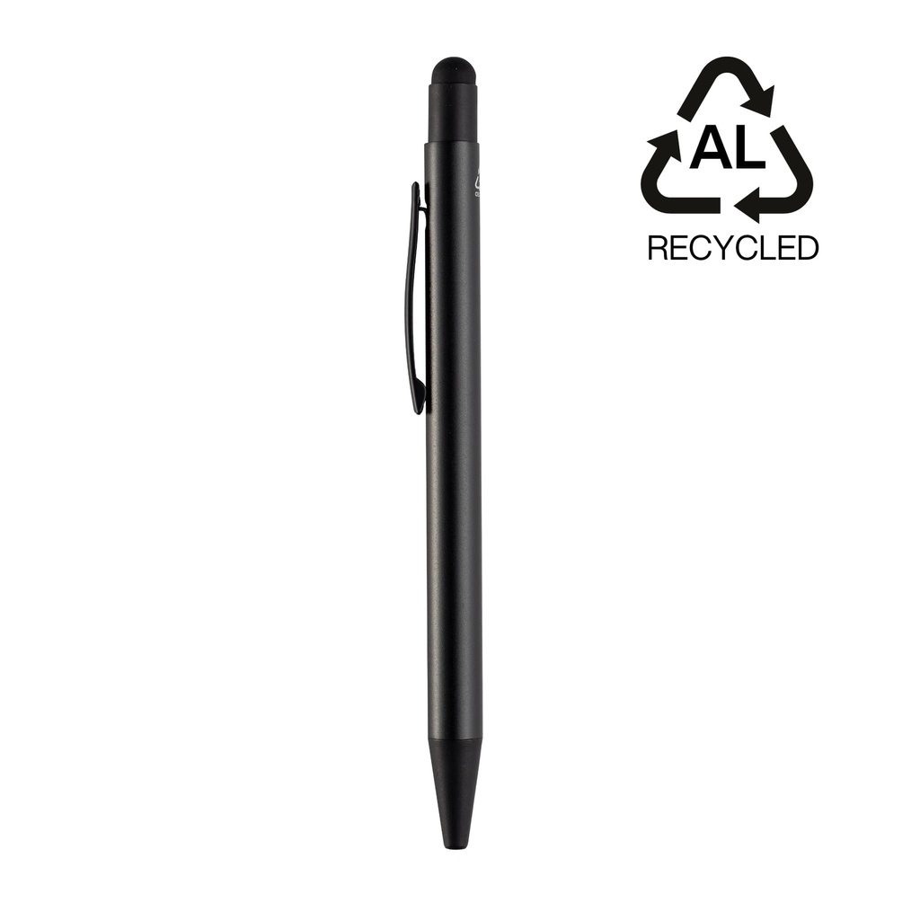 MASSA - Recycled Aluminum Ball Pen - Black - Promotional Eco-friendly pens & For your Office - Eco-Friendly Corporate Gifts Dubai