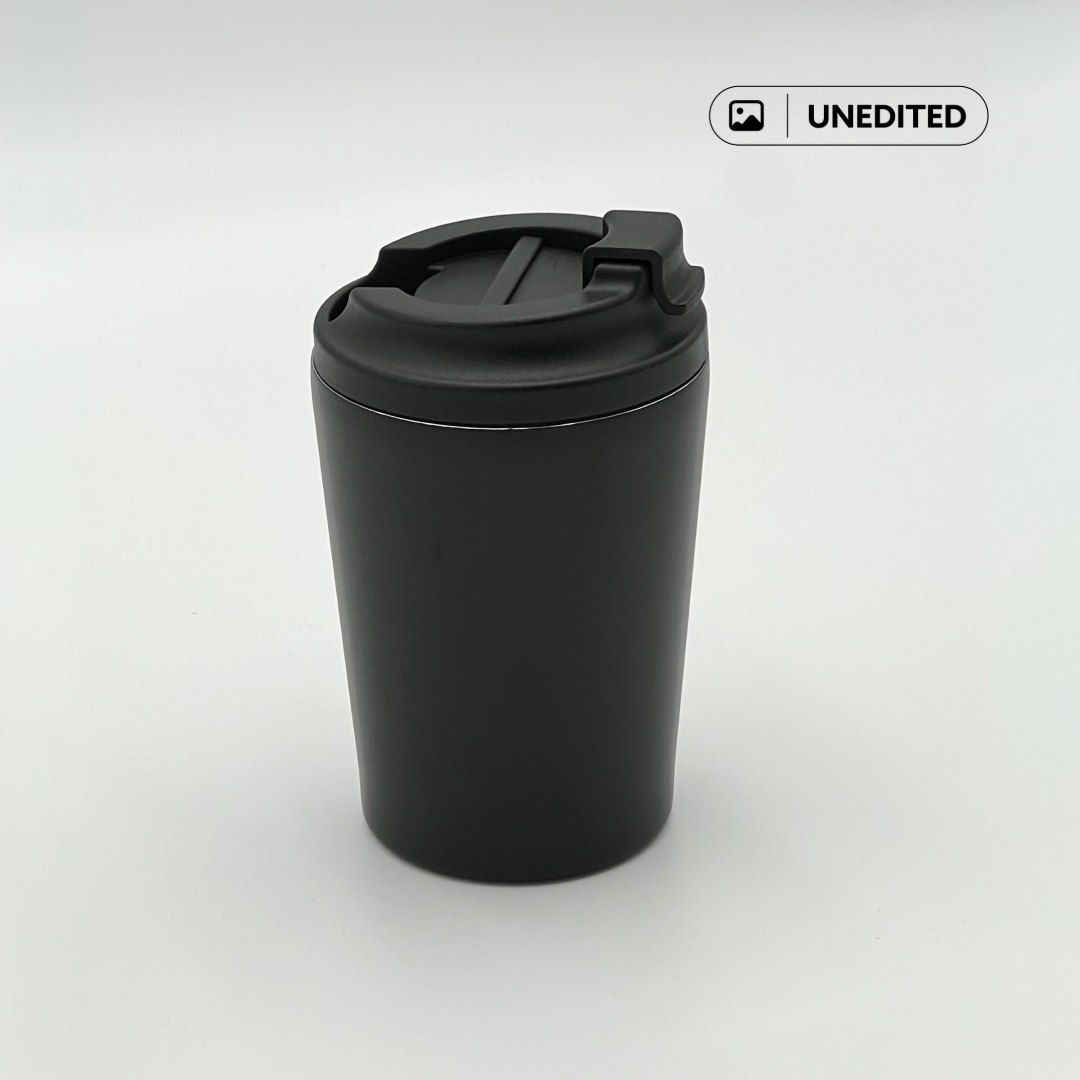 MILOS - Hans Larsen Double Wall Coffee Mug 350 ml - Black - Mugs & Cups - Eco-Friendly Corporate Gifts Dubai