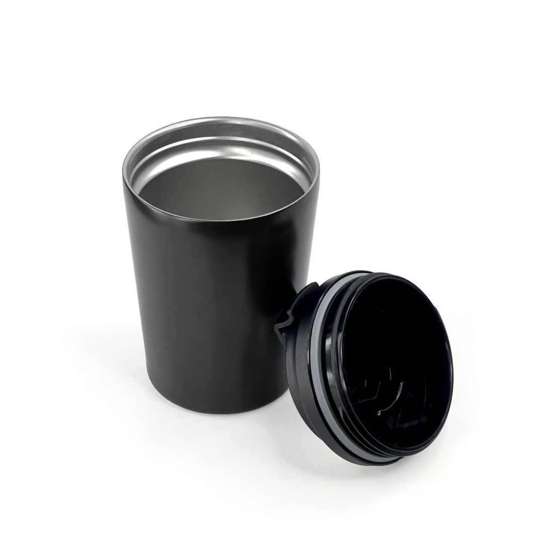MILOS - Hans Larsen Double Wall Coffee Mug 350 ml - Black - Mugs & Cups - Eco-Friendly Corporate Gifts Dubai