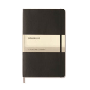 Moleskine Large Notebook - Hard Cover - Plain - Black - Notebooks, Pads & Folders - Eco-Friendly Corporate Gifts Dubai
