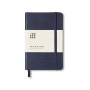 Moleskine Pocket Notebook - Hard Cover - Ruled - Navy Blue - Notebooks, Pads & Folders - Eco-Friendly Corporate Gifts Dubai