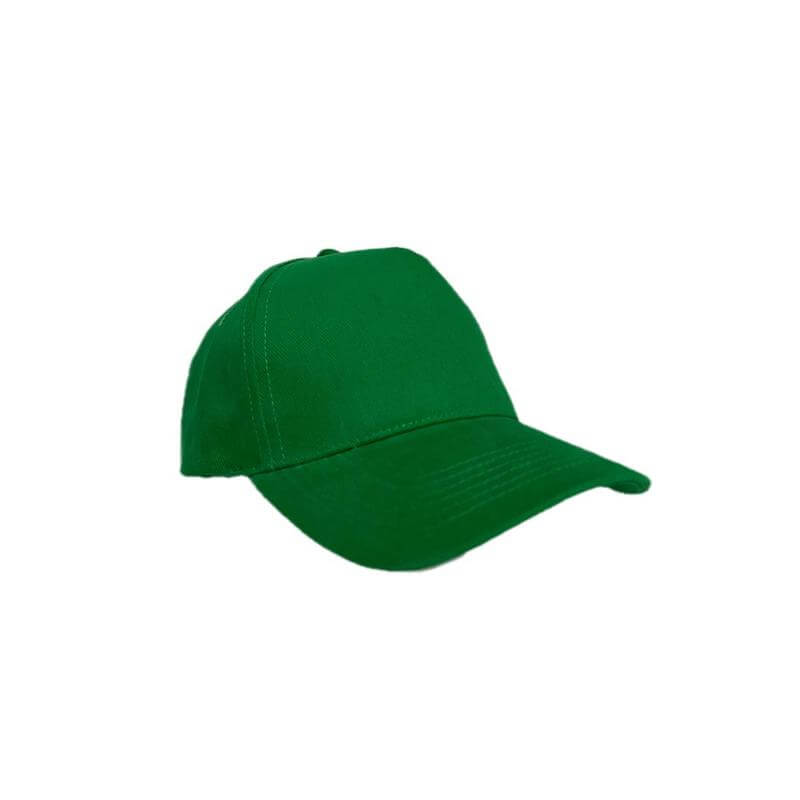 NARVA - 5 Panel Heavy Brushed Cotton Cap - Green - Caps - Eco-Friendly Corporate Gifts Dubai